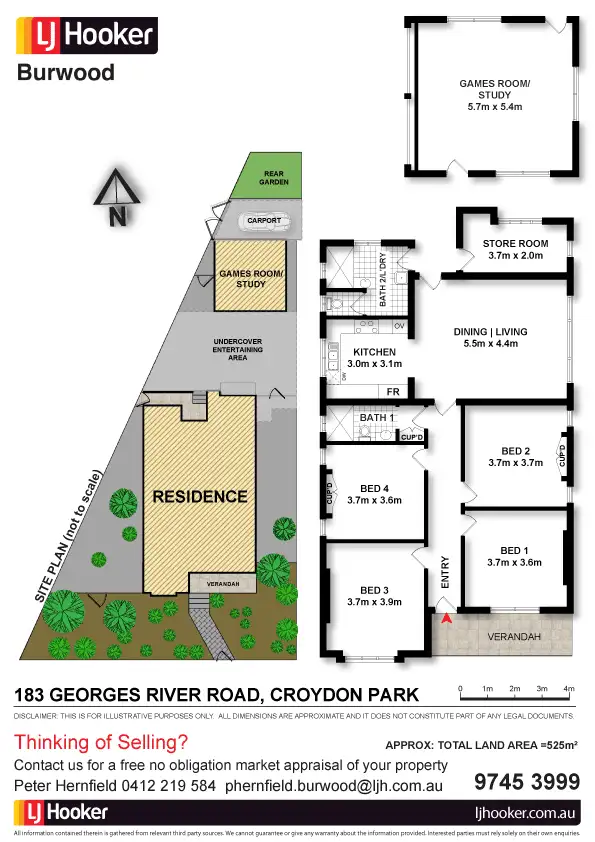 Floorplan of Homely house listing, 183 Georges River Road ( Crn Boyle Street), Croydon Park NSW 2133