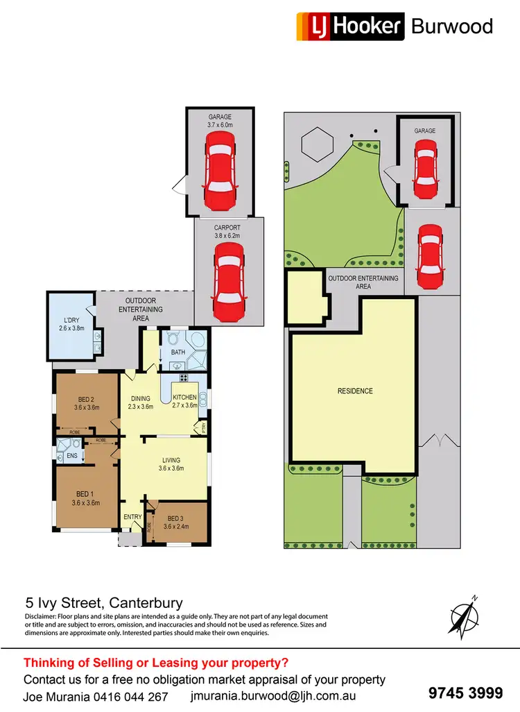 Floorplan of Homely house listing, 5 Ivy Street, Canterbury NSW 2193