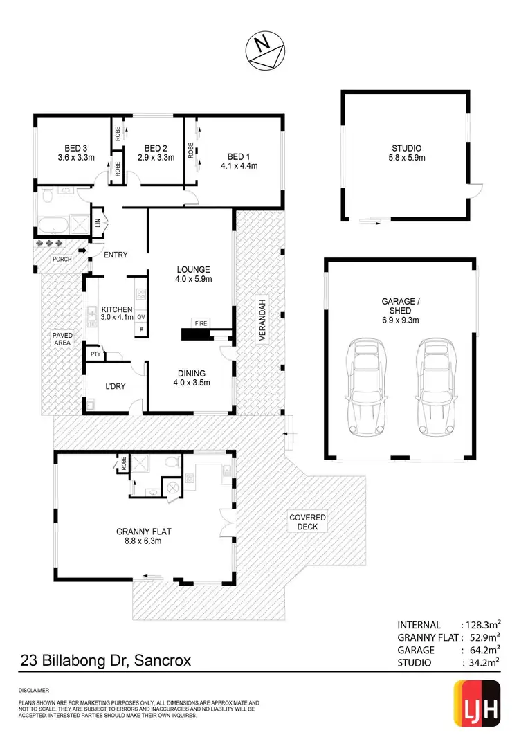 Floorplan of Homely house listing, 23 Billabong Drive, Sancrox NSW 2446