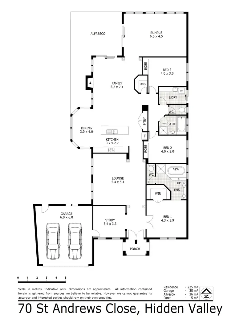Floorplan of Homely house listing, 70 St Andrews Close, Hidden Valley VIC 3756
