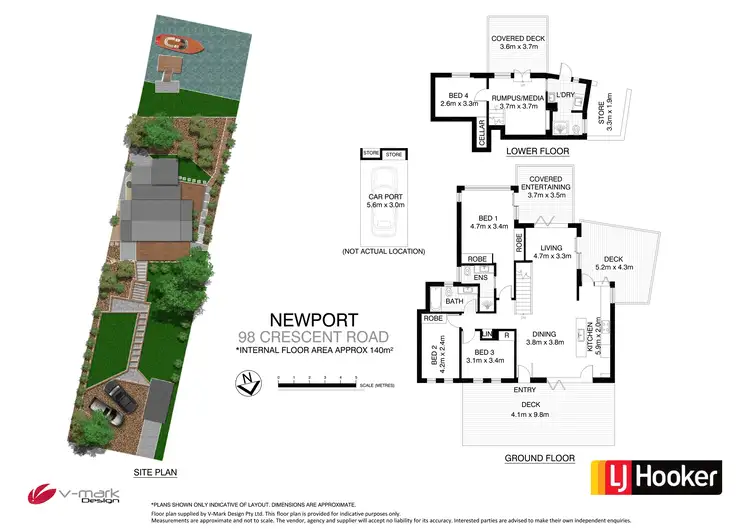 Floorplan of Homely house listing, 98 Crescent Road, Newport NSW 2106