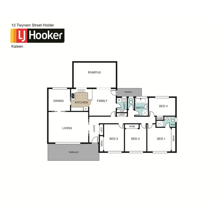 Floorplan of Homely house listing, 12 Twynam Street, Holder ACT 2611