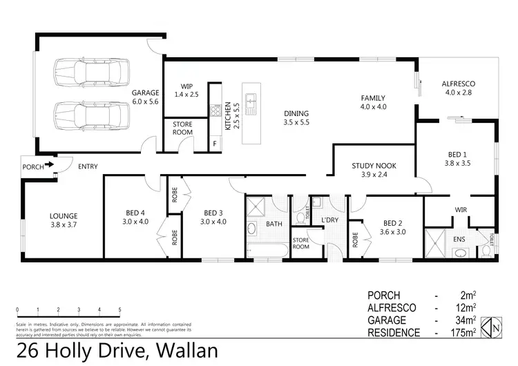 Floorplan of Homely house listing, 26 Holly Drive, Wallan VIC 3756