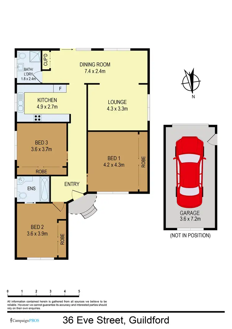 Floorplan of Homely house listing, 36 Eve Street, Guildford NSW 2161