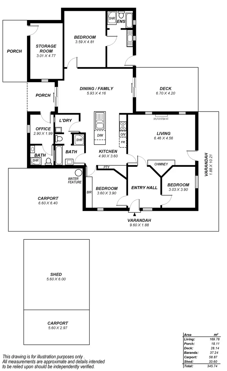 Floorplan of Homely house listing, 8 Liebelt Road, Echunga SA 5153