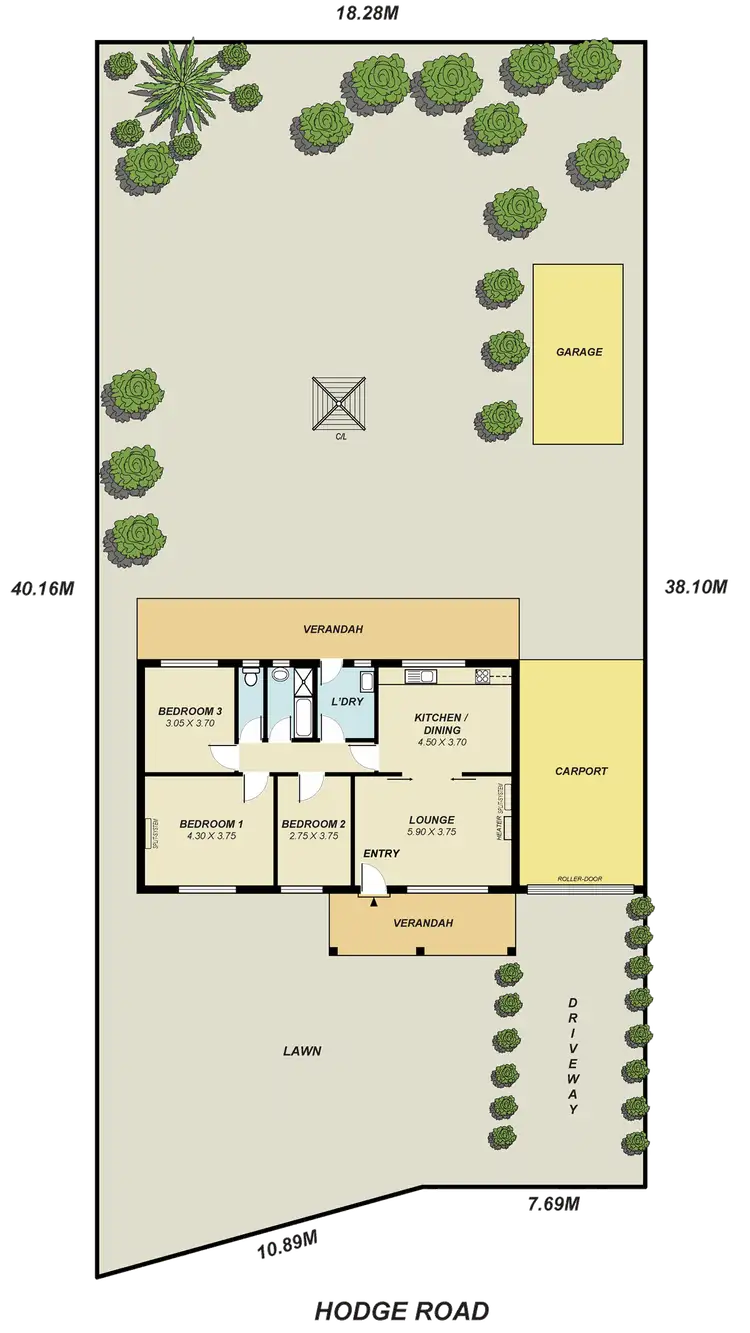 Floorplan of Homely house listing, 29 Hodge Road, Para Hills SA 5096
