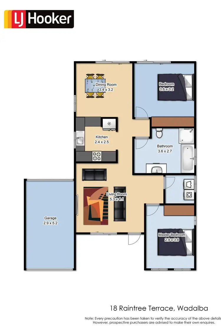 Floorplan of Homely house listing, 18 Raintree Terrace, Wadalba NSW 2259