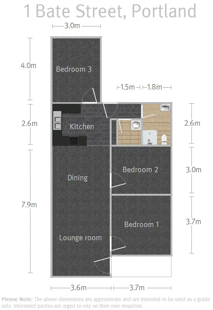 Floorplan of Homely house listing, 1 Bate Street, Portland NSW 2847