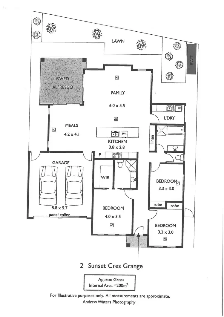 Floorplan of Homely house listing, 2 Sunset Crescent, Grange SA 5022