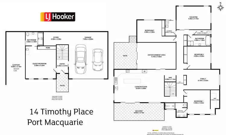 Floorplan of Homely house listing, 14 Timothy Place, Port Macquarie NSW 2444
