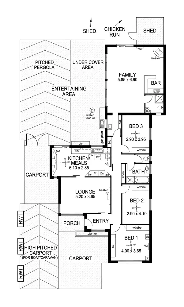 Floorplan of Homely house listing, 18 Willcocks Avenue, Seaton SA 5023