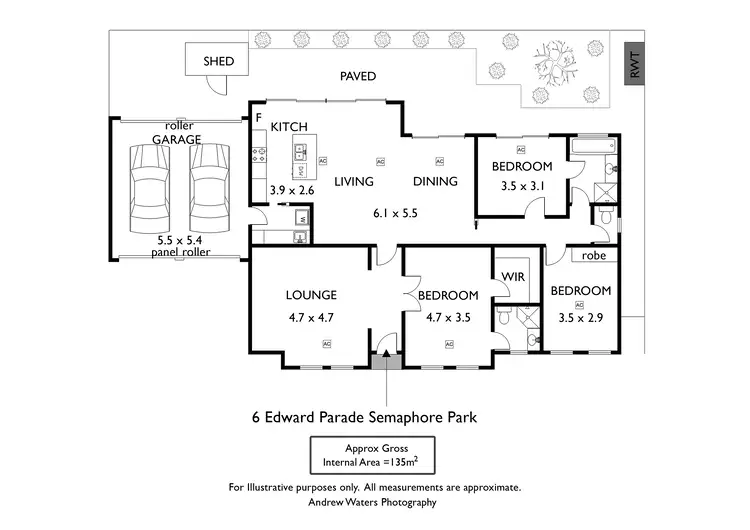 Floorplan of Homely house listing, 6 Edward Parade, Semaphore Park SA 5019
