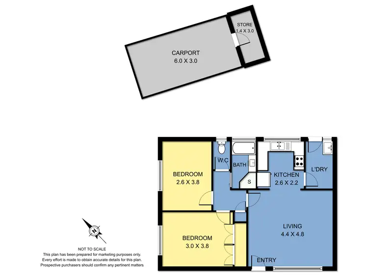 Floorplan of Homely unit listing, 1/3 Pointside Avenue, Bayswater North VIC 3153