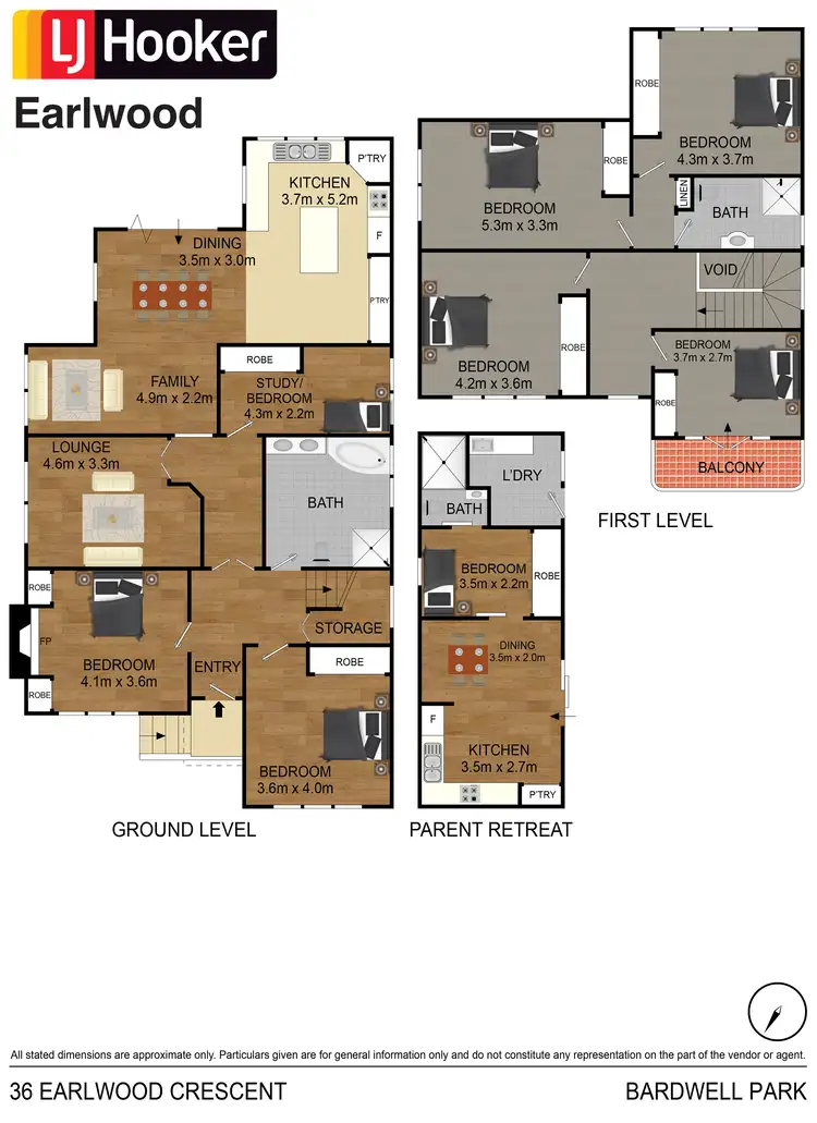 Floorplan of Homely house listing, 36 Earlwood Crescent, Bardwell Park NSW 2207
