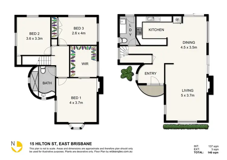 Floorplan of Homely house listing, 15 Hilton Street, East Brisbane QLD 4169