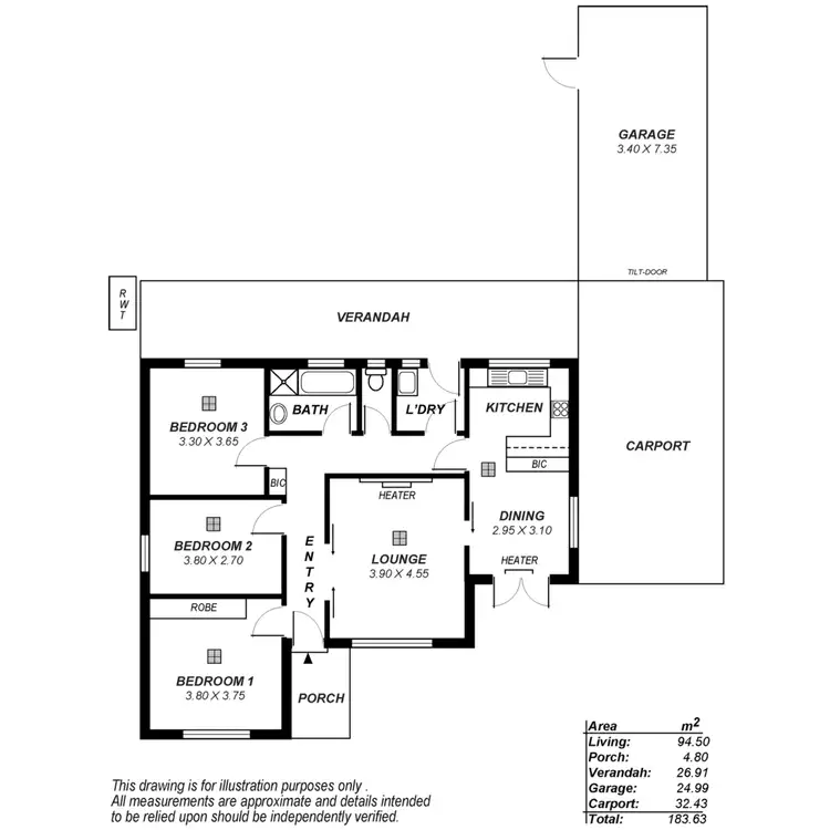 Floorplan of Homely house listing, 6 Ambrose Avenue, Campbelltown SA 5074