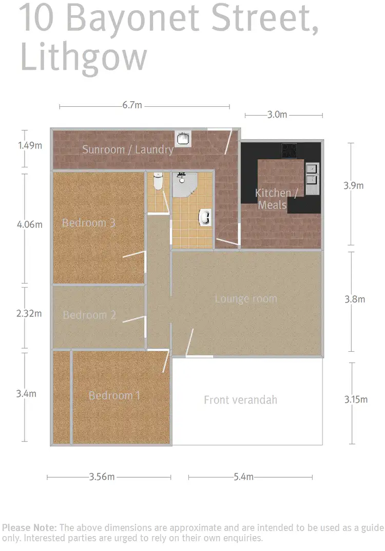 Floorplan of Homely house listing, 10 Bayonet Street, Lithgow NSW 2790