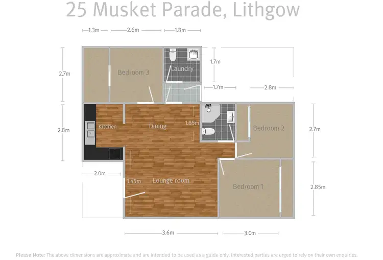 Floorplan of Homely house listing, 25 Musket Parade, Lithgow NSW 2790