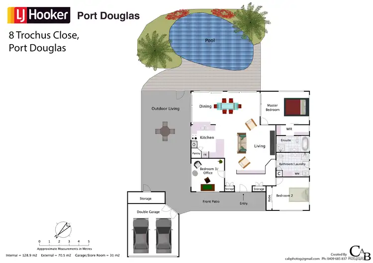 Floorplan of Homely house listing, 8 Trochus Close, Port Douglas QLD 4877