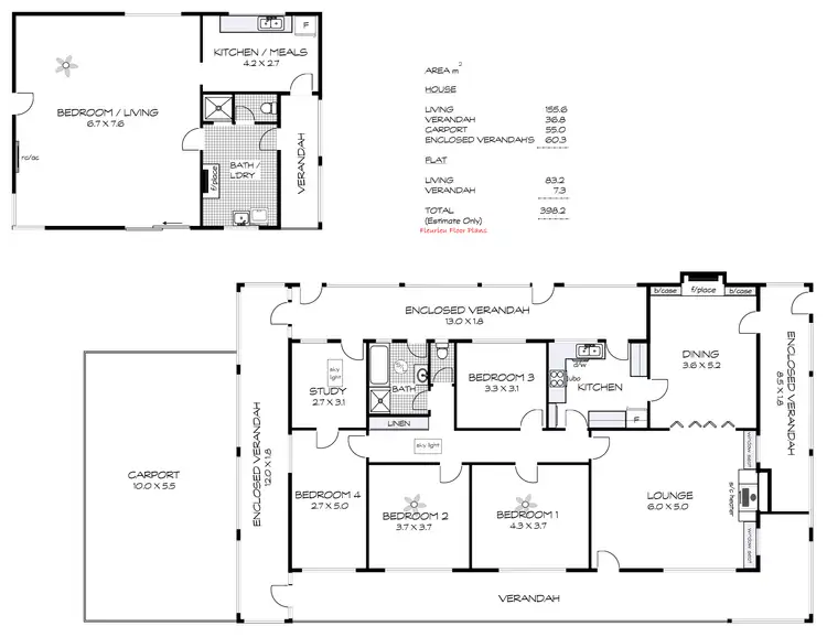 Floorplan of Homely house listing, 1313 Hindmarsh Tiers Rd, Hindmarsh Tiers SA 5202
