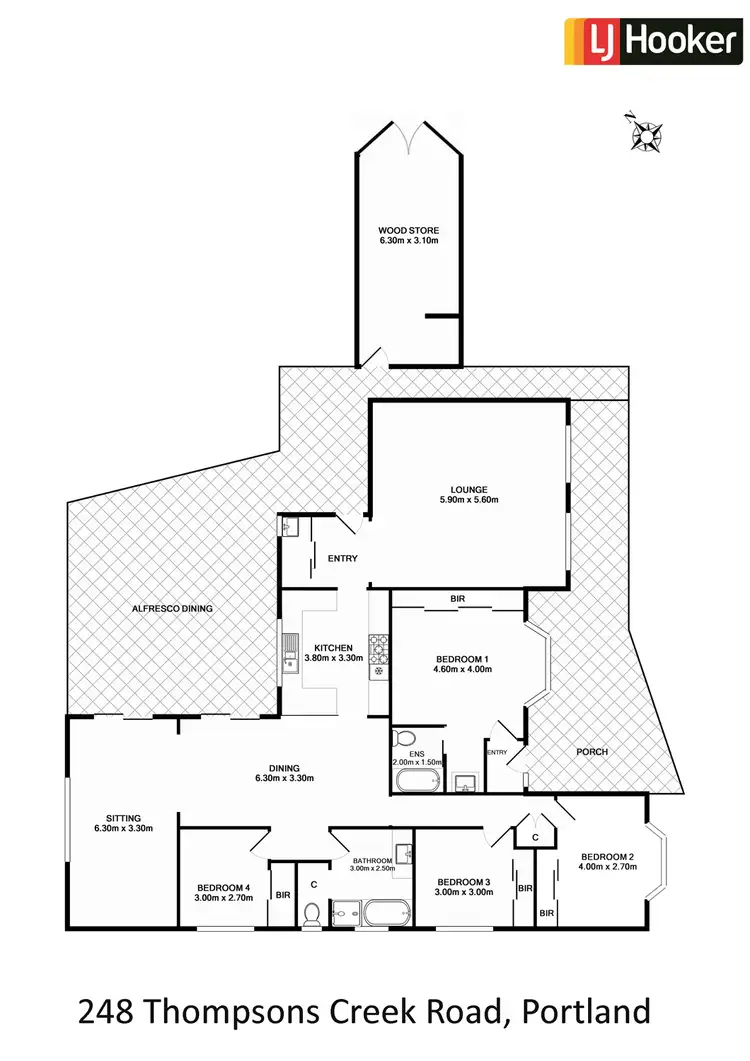 Floorplan of Homely rural property listing, 248 Thompsons Creek Road, Pipers Flat NSW 2847