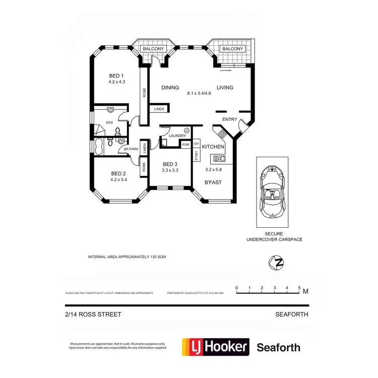 Floorplan of Homely apartment listing, 2/14 Ross Street, Seaforth NSW 2092