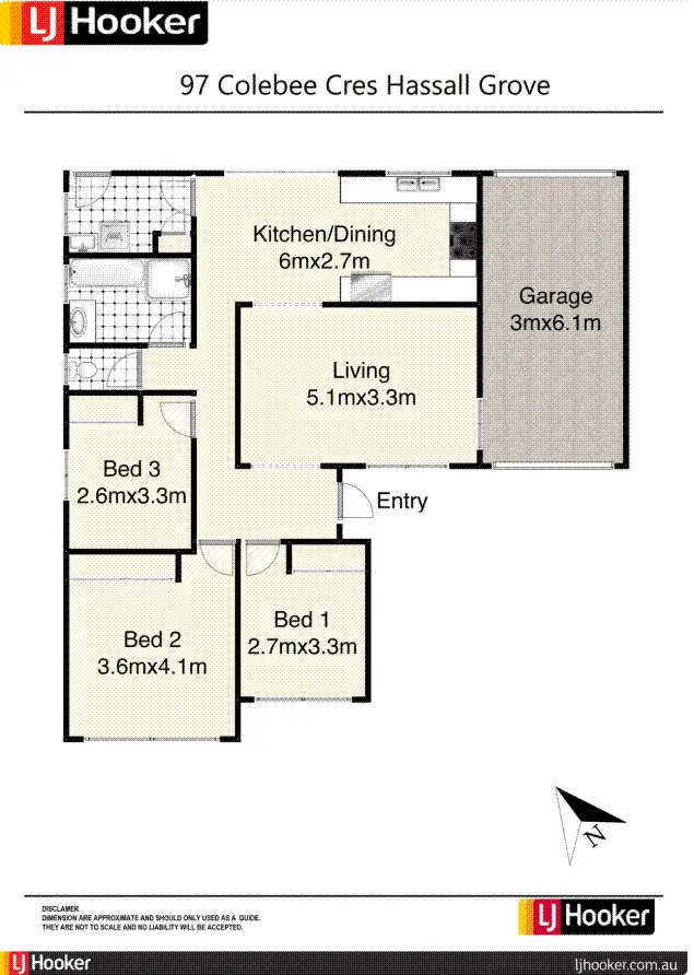 Floorplan of Homely house listing, 97 Colebee Crescent, Hassall Grove NSW 2761