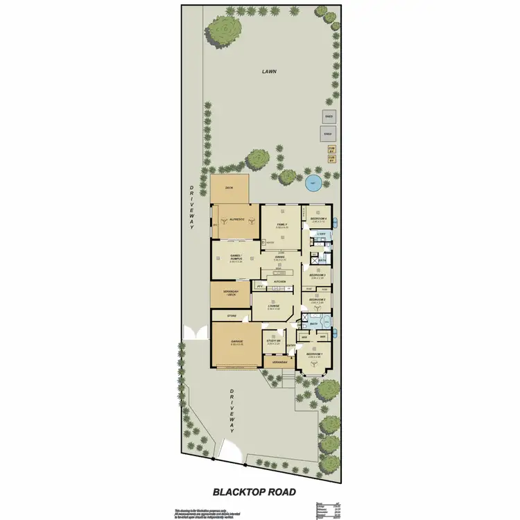 Floorplan of Homely house listing, 993 Black Top Road, One Tree Hill SA 5114