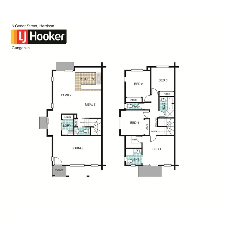Floorplan of Homely villa listing, 6 Cedar Street, Harrison ACT 2914