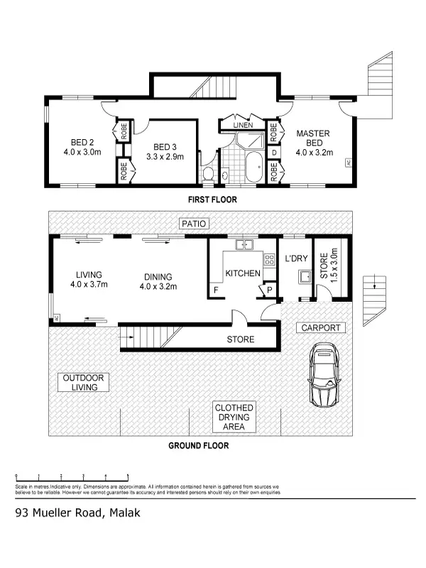 Floorplan of Homely house listing, 93 Mueller Road, Malak NT 812