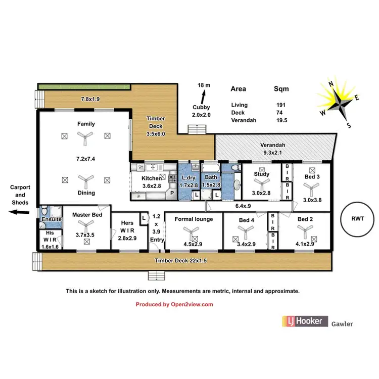 Floorplan of Homely house listing, 7 Sable Grove, Two Wells SA 5501