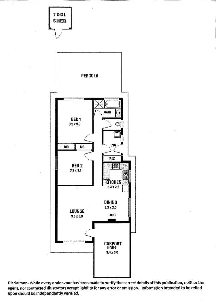Floorplan of Homely unit listing, 4/1 Wattle Grove, Klemzig SA 5087