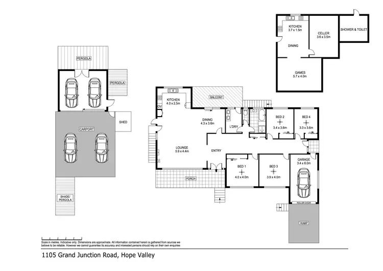 Floorplan of Homely house listing, 1105 Grand Junction Road, Hope Valley SA 5090