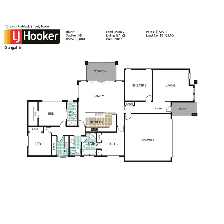 Floorplan of Homely house listing, 10 Loma Rudduck Street, Forde ACT 2914