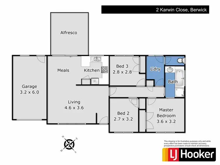Floorplan of Homely house listing, 2 Karwin Close, Berwick VIC 3806