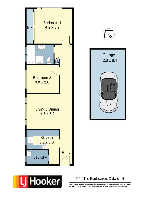 Floorplan of Homely apartment listing, 1/110 The Boulevarde, Dulwich Hill NSW 2203