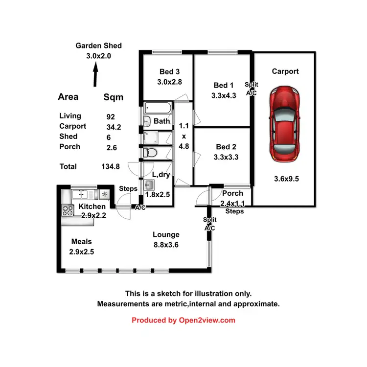 Floorplan of Homely house listing, 18 Thornton Street, Elizabeth East SA 5112
