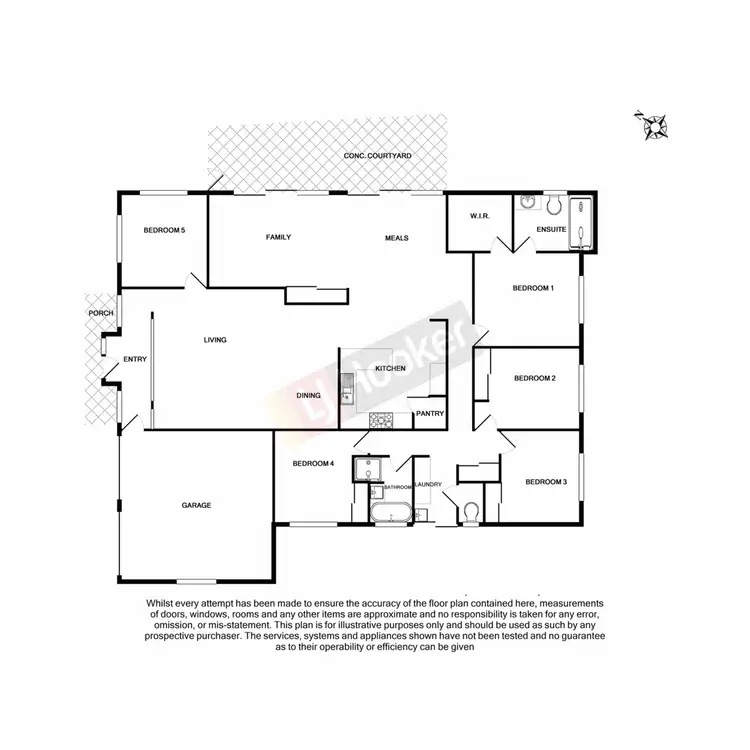 Floorplan of Homely house listing, 5 Gangar Close, Eight Mile Plains QLD 4113