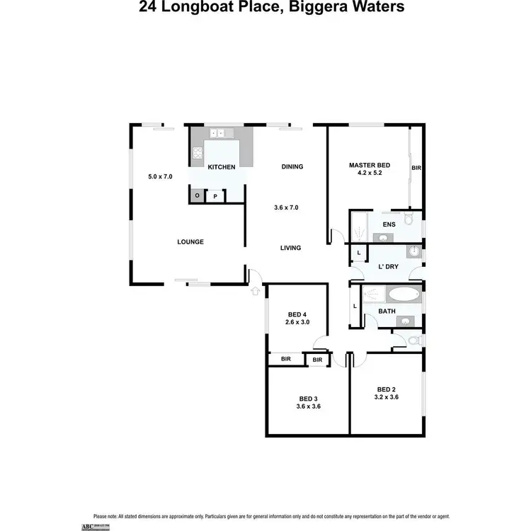 Floorplan of Homely house listing, 24 Longboat Place, Biggera Waters QLD 4216