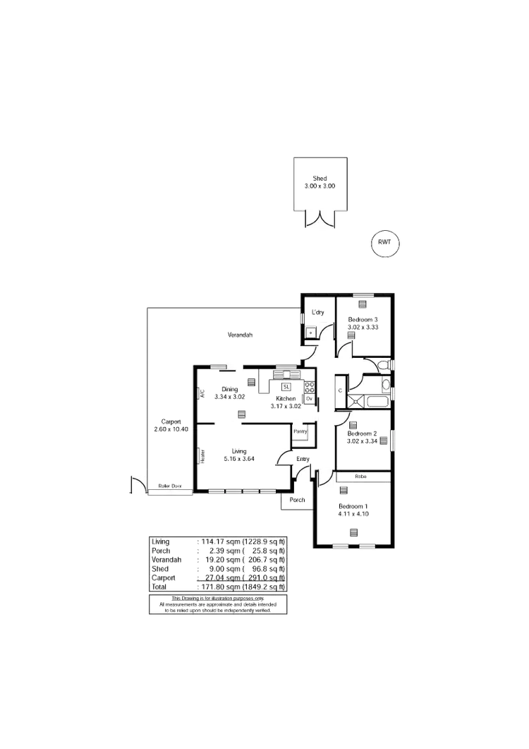 Floorplan of Homely house listing, 11A Harvey Avenue, Westbourne Park SA 5041