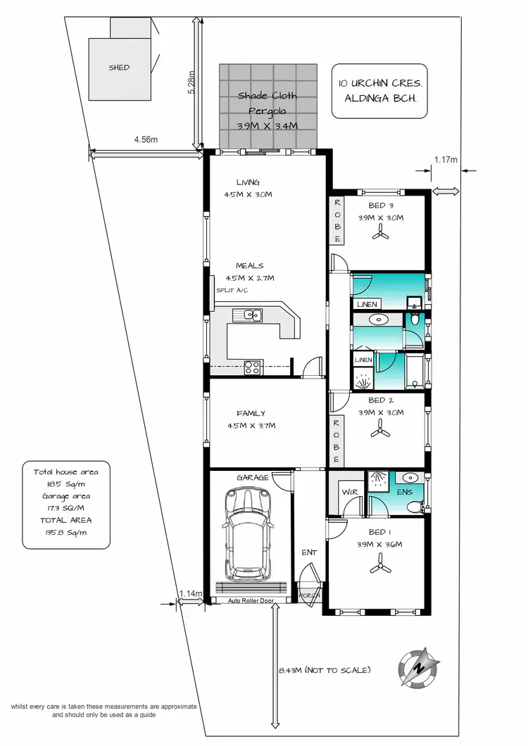 Floorplan of Homely house listing, 10 Urchin Crescent, Aldinga Beach SA 5173