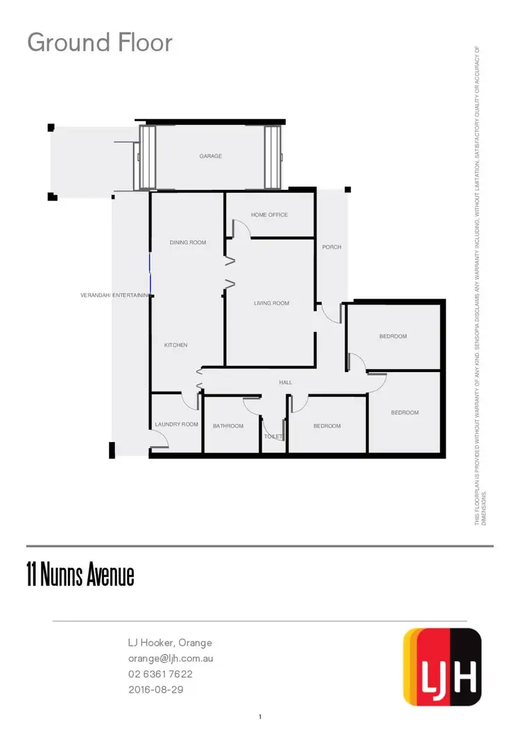 Floorplan of Homely house listing, 11 Nunns Avenue, Orange NSW 2800