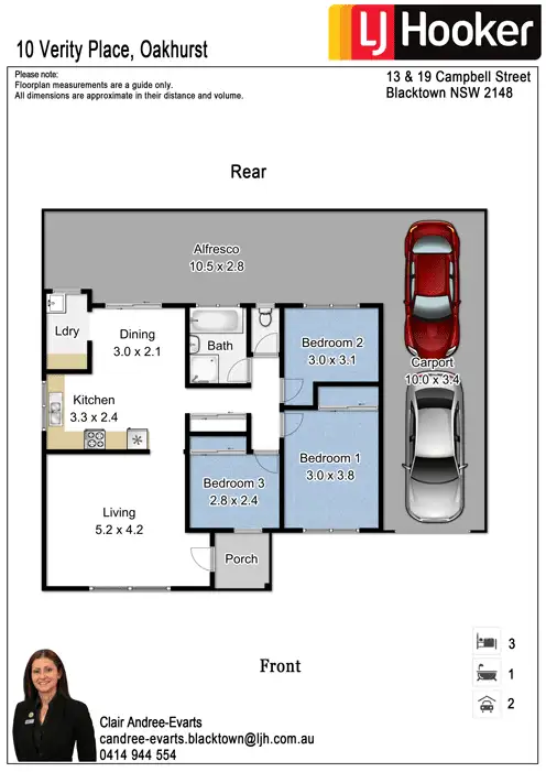 Floorplan of Homely house listing, 10 Verity Place, Oakhurst NSW 2761