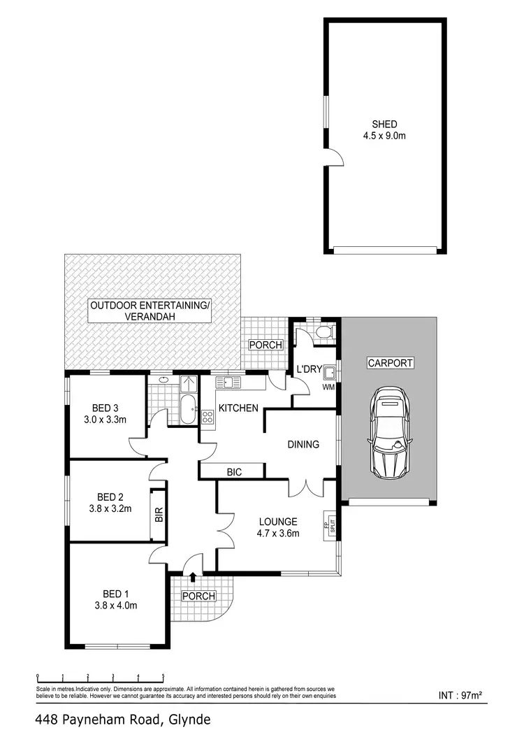 Floorplan of Homely house listing, 448 Payneham Road, Glynde SA 5070