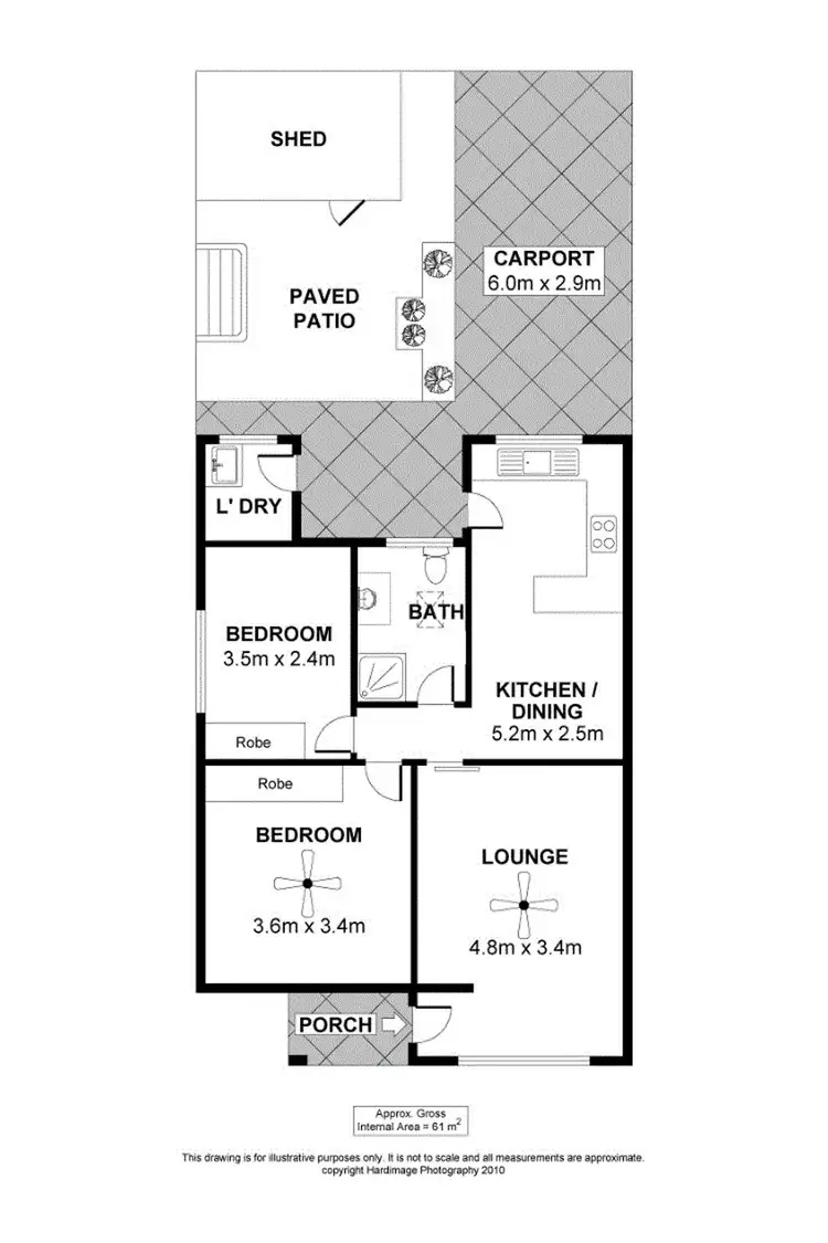 Floorplan of Homely unit listing, 8/3 Glenburnie Street, Seaton SA 5023