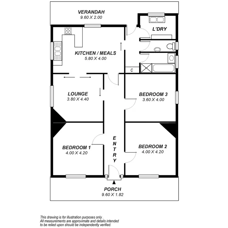 Floorplan of Homely house listing, 7 Lomond Avenue, Kensington Park SA 5068