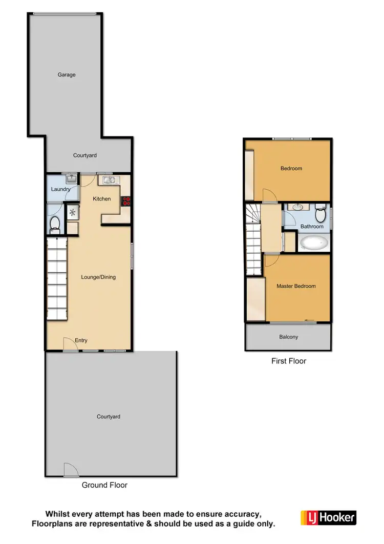 Floorplan of Homely townhouse listing, 1/27 Nelson Street, Yeronga QLD 4104