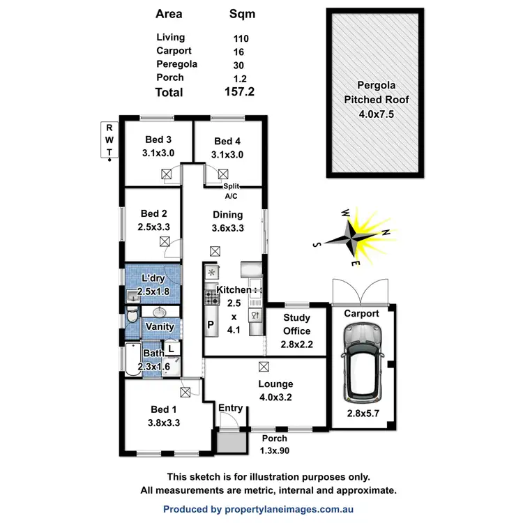 Floorplan of Homely house listing, 9 Crown Street, Gawler East SA 5118