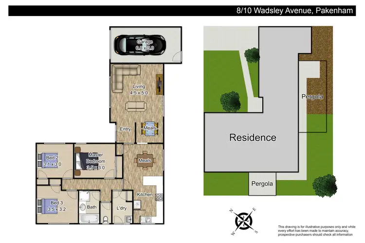 Floorplan of Homely unit listing, 8/10 Wadsley Avenue, Pakenham VIC 3810