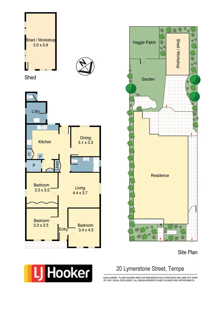 Floorplan of Homely house listing, 20 Lymerston Street, Tempe NSW 2044